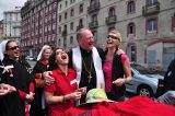 2011 Lourdes Pilgrimage - Archbishop Dolan with Malades (194/267)